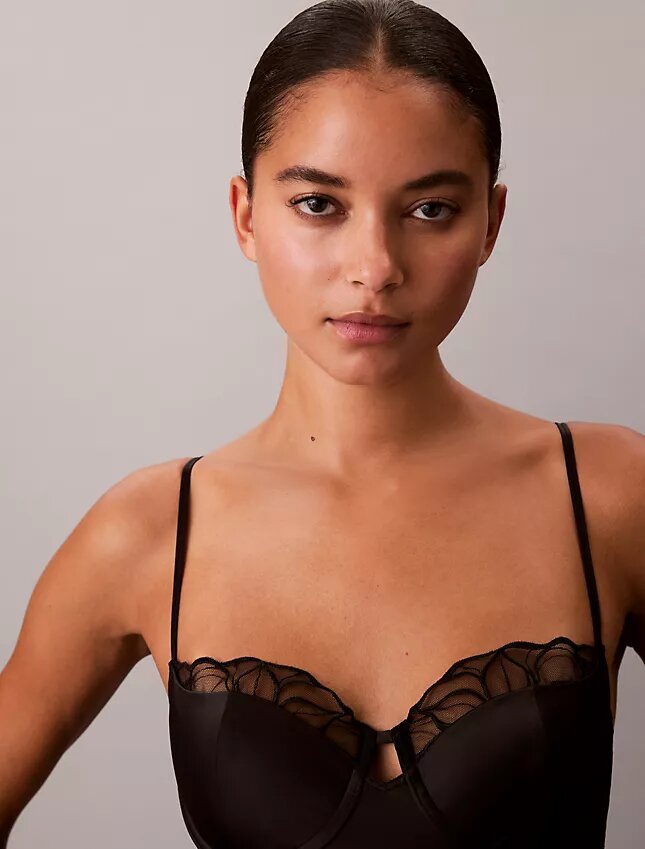 Ck Black Floral Lace Bodysuit Ck Black Floral Lace Bodysuit