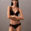 Ck Black Floral Lace Plunge Bra Ck Black Floral Lace Plunge Bra