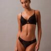 Ck Black Floral Lace Push up Plunge Bra Ck Black Floral Lace Push up Plunge Bra