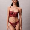 Ck Black Floral Lace Thong Ck Black Floral Lace Thong