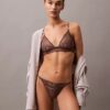 Ck Black Floral Lace Thong Ck Black Floral Lace Thong