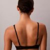 Ck Black Geo Lace Lightly Lined Plunge Bra Ck Black Geo Lace Lightly Lined Plunge Bra