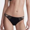 Ck Black Graphic Lace Bikini