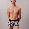 Ck Black Print Low Rise Trunk