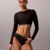 Ck Icon Solid Swim Bikini