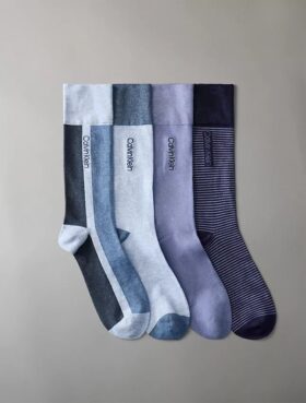 Colorblock Crew 4-Pack Dress Socks