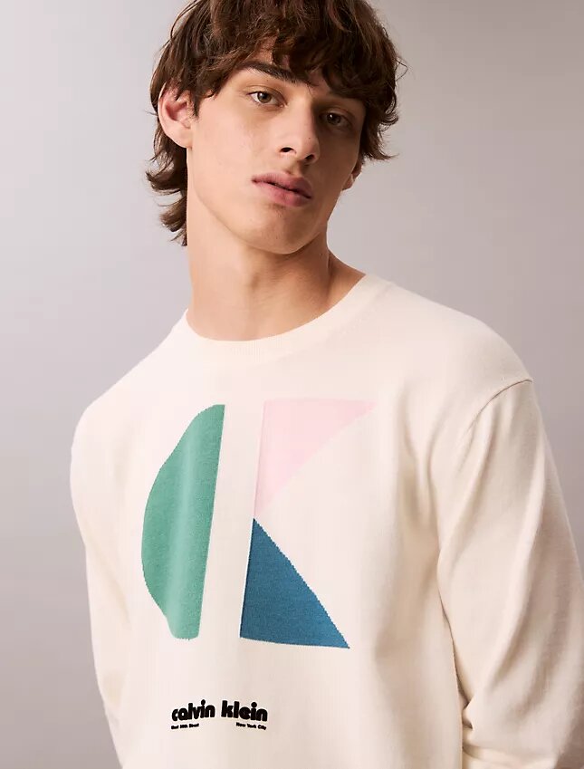 Colorblock Logo Graphic Classic Sweater Colorblock Logo Graphic Classic Sweater