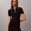 Colorblock Trim Midi Dress Colorblock Trim Midi Dress
