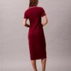 Colorblock Trim Midi Dress Colorblock Trim Midi Dress