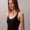 Colorblock Trim Sleeveless Dress Colorblock Trim Sleeveless Dress