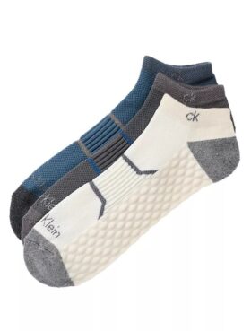 Combed Cotton 3-Pack Cushion No Show Socks