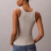 Contour Rib Logo Graphic Tank Top