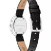 Contoured Bezel Oval Dial Leather Strap Watch Contoured Bezel Oval Dial Leather Strap Watch