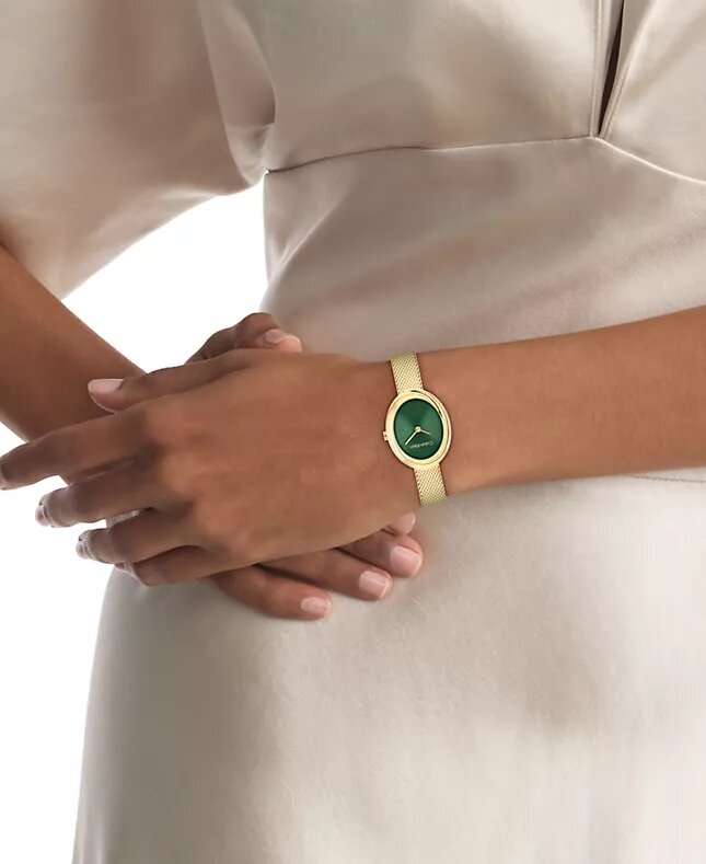Contoured Bezel Oval Dial Watch Contoured Bezel Oval Dial Watch