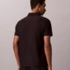 Contrast Piping Quarter Zip Polo Shirt Contrast Piping Quarter Zip Polo Shirt