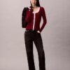 Contrast Trim Rib Cardigan Contrast Trim Rib Cardigan