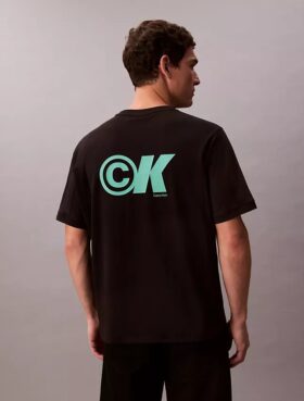 Cooling Pique Logo Graphic Relaxed T-Shirt