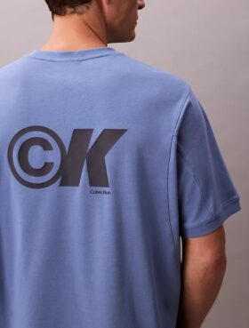 Cooling Pique Logo Graphic Relaxed T-Shirt