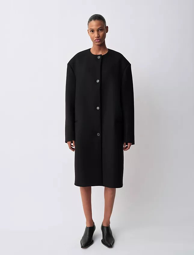 Cora Collarless Coat Cora Collarless Coat