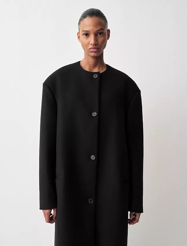 Cora Collarless Coat Cora Collarless Coat