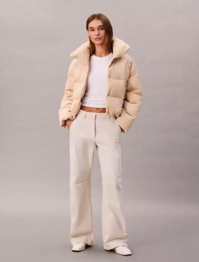 Corduroy Puffer Jacket