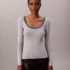Cotton Blend Classic Scoopneck Sweater Cotton Blend Classic Scoopneck Sweater