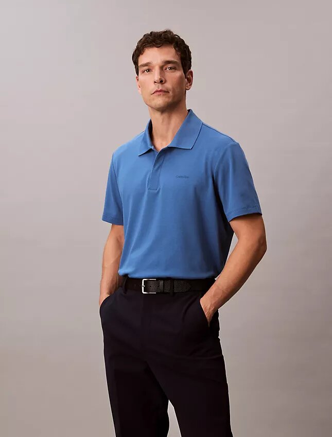 Cotton Blend Pique Classic Polo Shirt Cotton Blend Pique Classic Polo Shirt