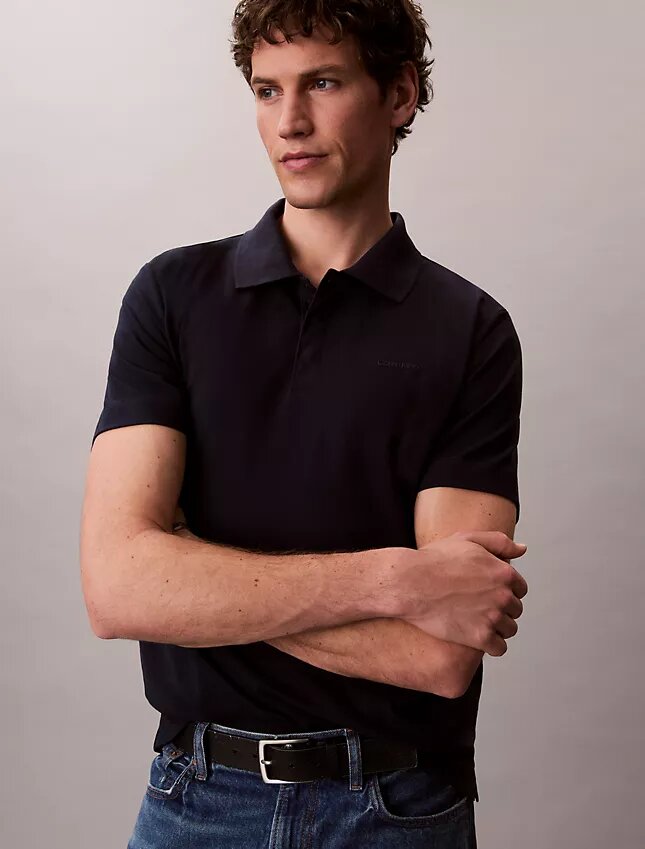 Cotton Blend Pique Classic Polo Shirt Cotton Blend Pique Classic Polo Shirt