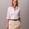 Cotton Chino Mini Skirt