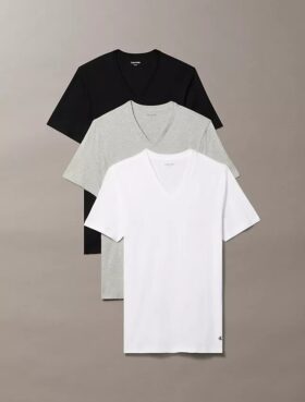 Cotton Classics 3-Pack Classic Fit V-Neck T-Shirt