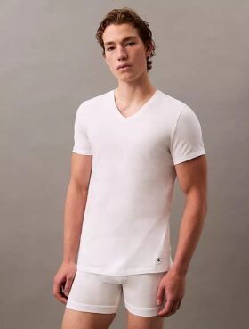 Cotton Classics 5-Pack Classic Fit V-Neck T-Shirt