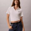 Cotton Contour Rib Polo Tee