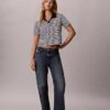 Cotton Contour Rib Polo Tee