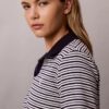 Cotton Contour Rib Polo Tee