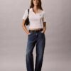 Cotton Contour Rib Polo Tee