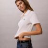Cotton Contour Rib Polo Tee