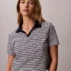 Cotton Contour Rib Polo Tee