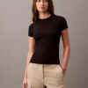 Cotton Contour Rib T-Shirt Cotton Contour Rib T-Shirt