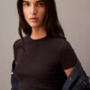 Cotton Contour Rib T-Shirt Cotton Contour Rib T-Shirt