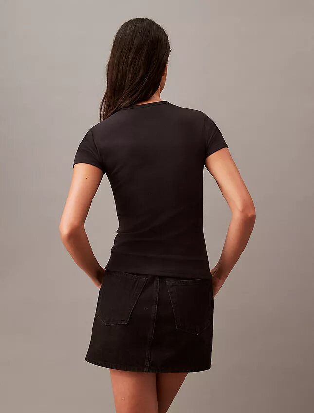 Cotton Contour Rib T-Shirt Cotton Contour Rib T-Shirt