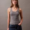 Cotton Contour Rib Tank Cotton Contour Rib Tank