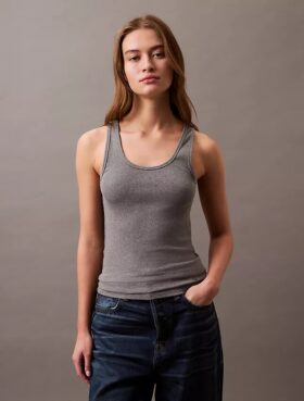 Cotton Contour Rib Tank