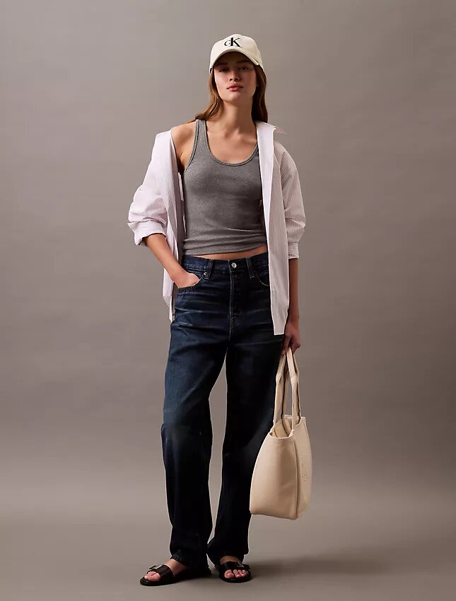Cotton Contour Rib Tank Cotton Contour Rib Tank