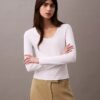 Cotton Contour Rib U-Neck Tee Cotton Contour Rib U-Neck Tee