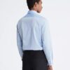 Cotton Herringbone Slim Fit Dress Shirt