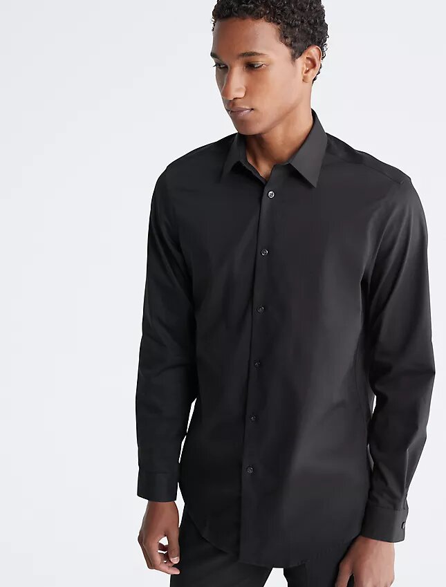 Cotton Herringbone Slim Fit Dress Shirt Cotton Herringbone Slim Fit Dress Shirt