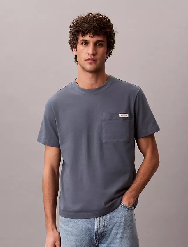 Cotton Jersey Pocket Easy Tee Cotton Jersey Pocket Easy Tee