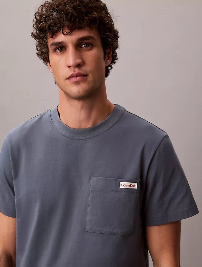 Cotton Jersey Pocket Easy Tee Cotton Jersey Pocket Easy Tee