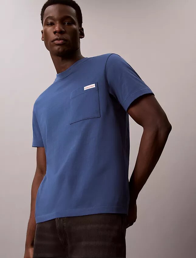 Cotton Jersey Pocket Easy Tee Cotton Jersey Pocket Easy Tee