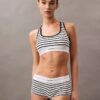 Cotton Modal Stretch Rib Lightly Lined Bralette